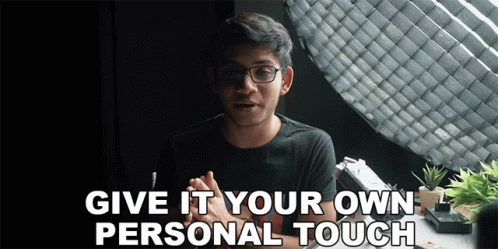 Personalized touch