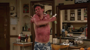 Sunburnt skin