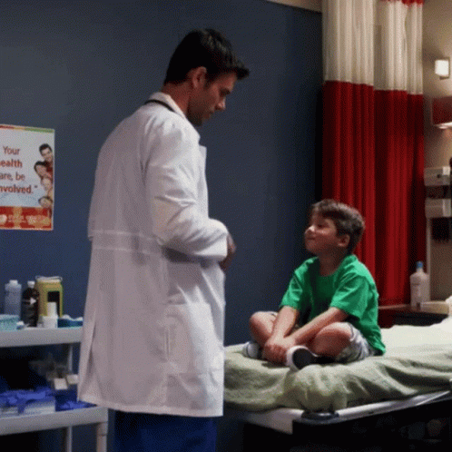 Child and doctor